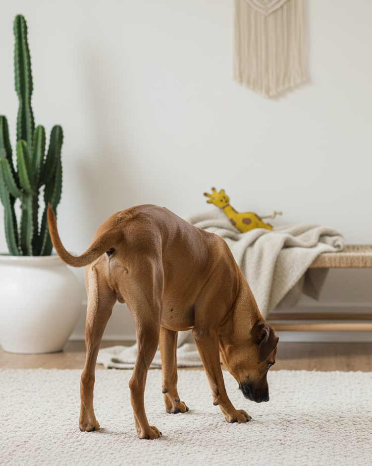 BUDDY. Leather Dog Toy "Giraffe" - natural dog toy available online from BUDDY. dog accessories