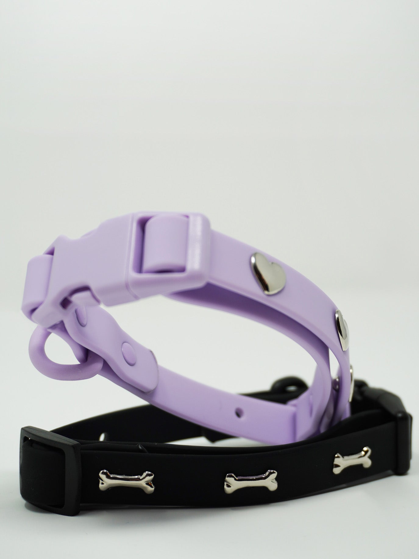 Silver Bone Dog Collar Charm