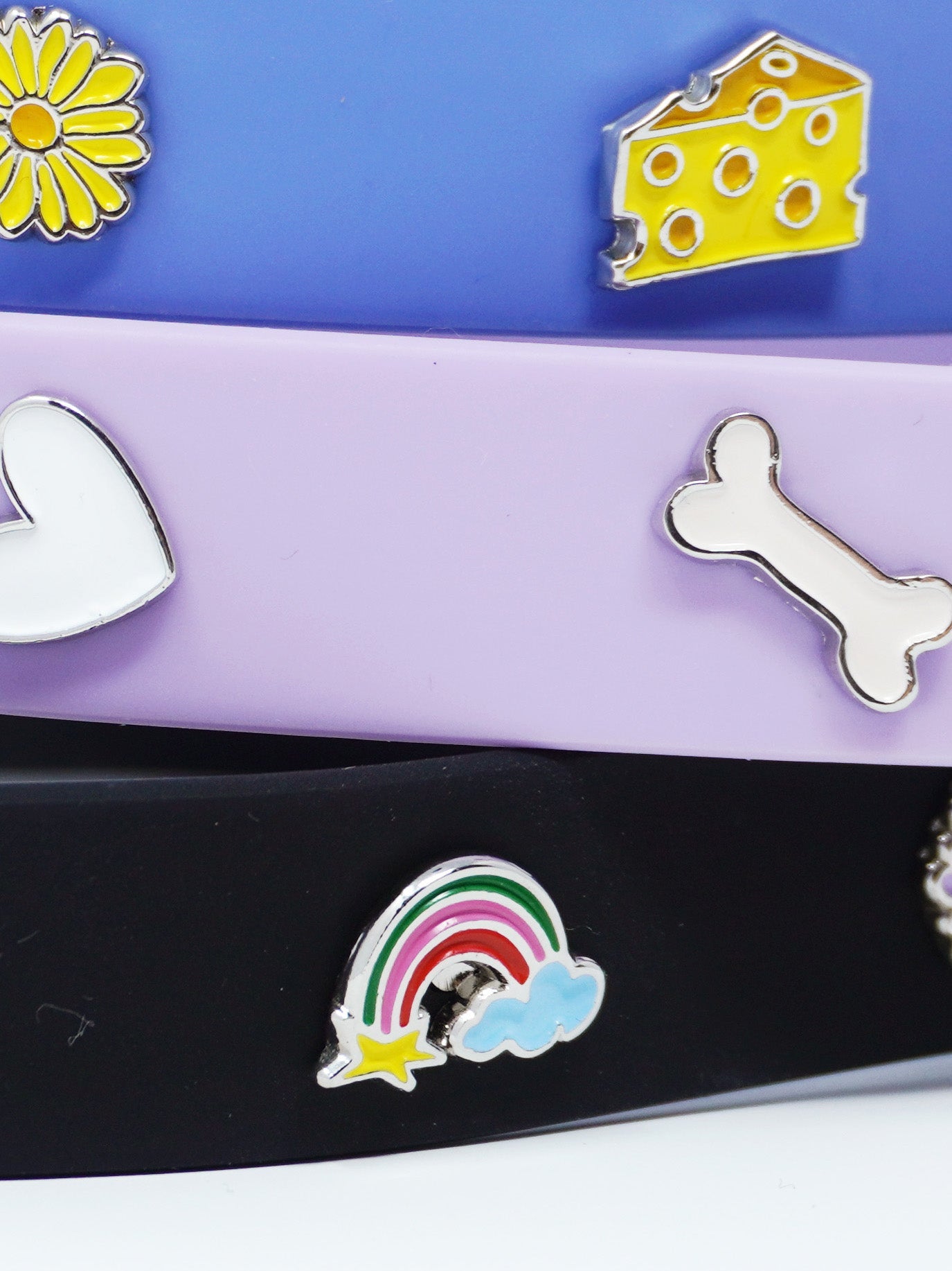 Rainbow Dog Collar Charm