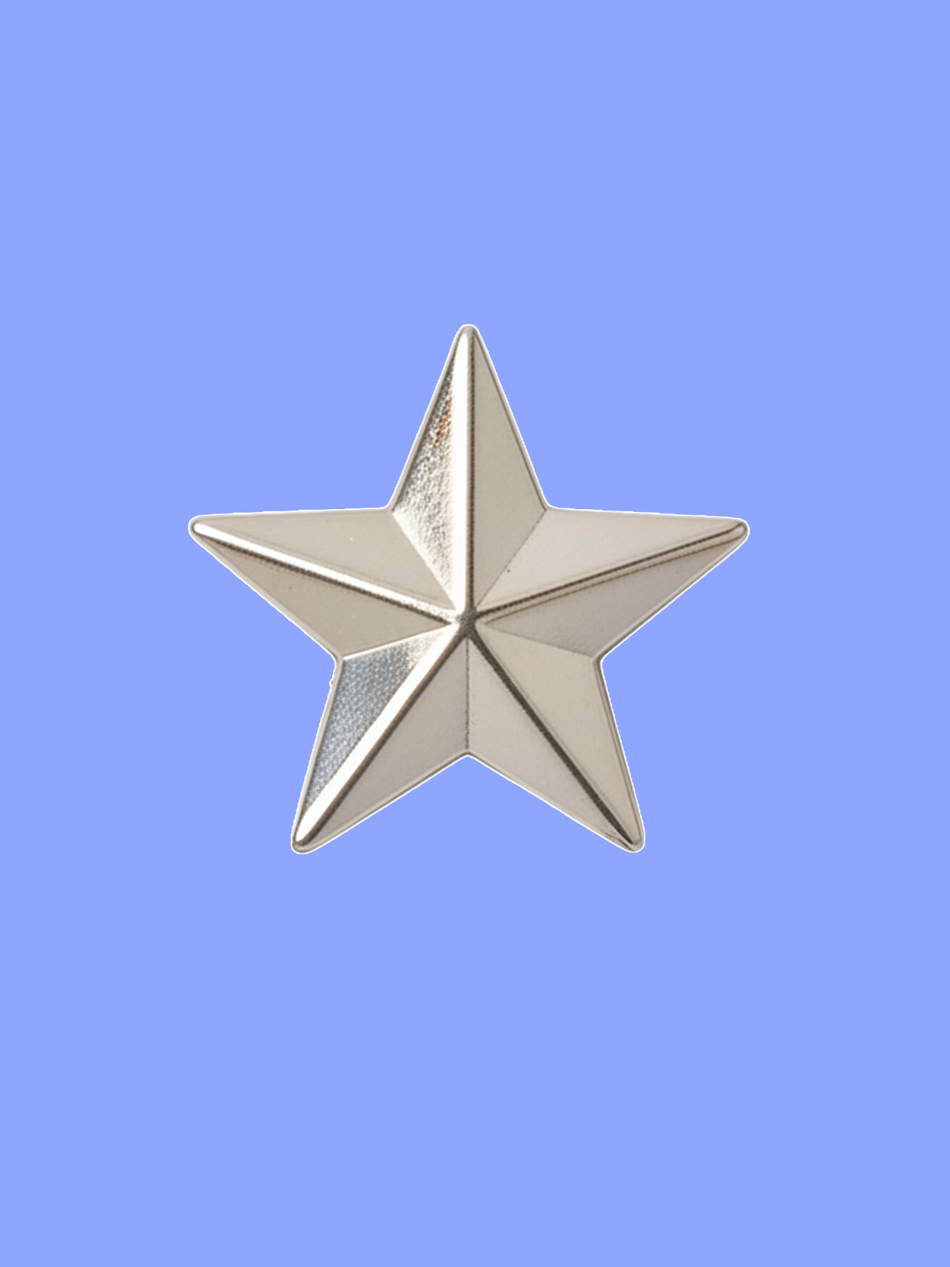 Silver Star Dog Collar Charm