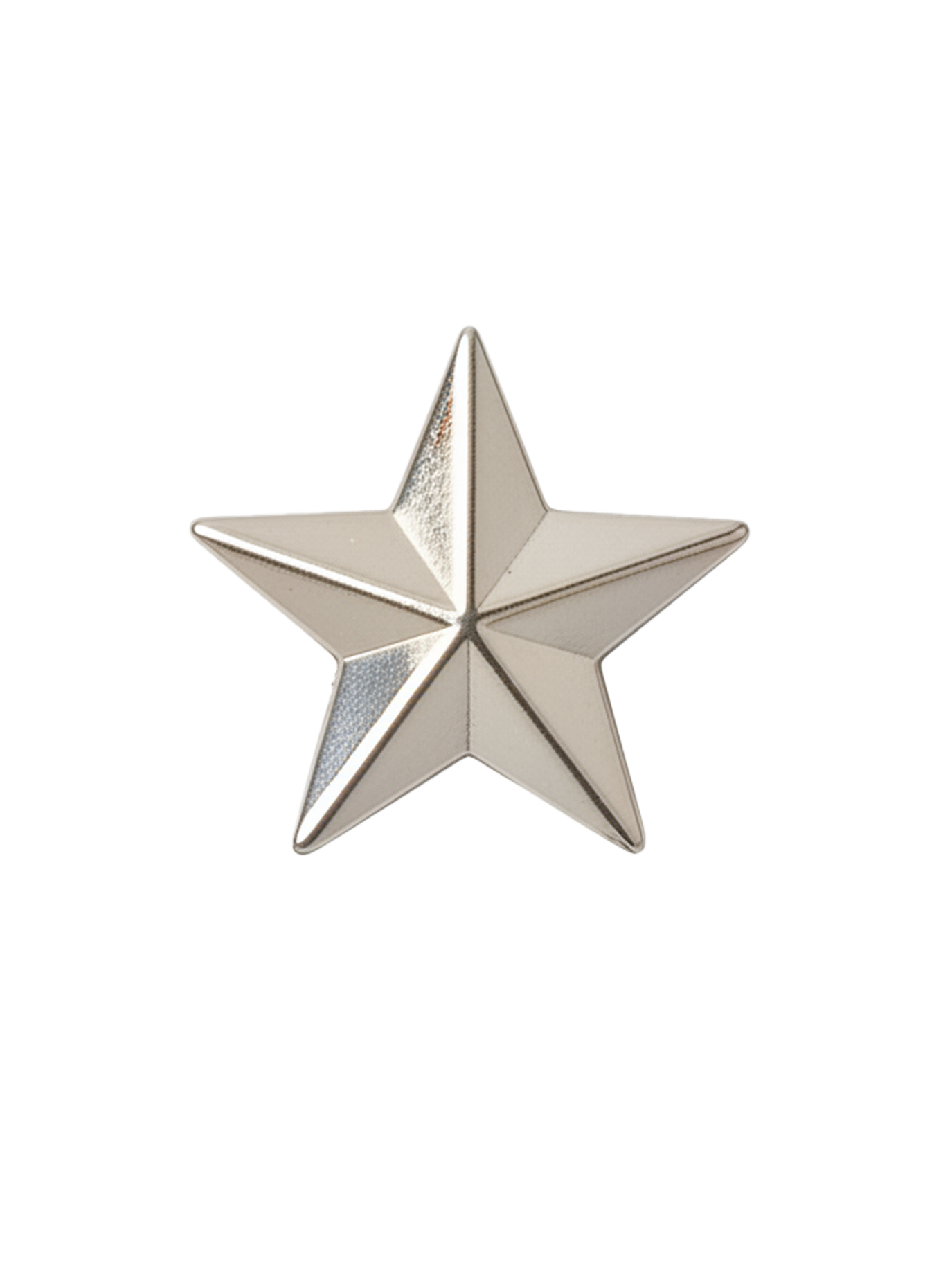 Silver Star Dog Collar Charm
