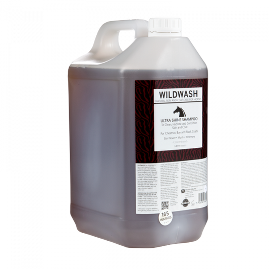 Equine Ultra Shine Natural Horse Shampoo for Chestnut, Bay & Black Coats 5ltr