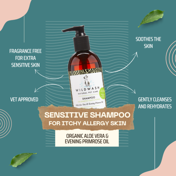 Sensitive Shampoo for Itchy Allergy Skin and Puppies 300ml